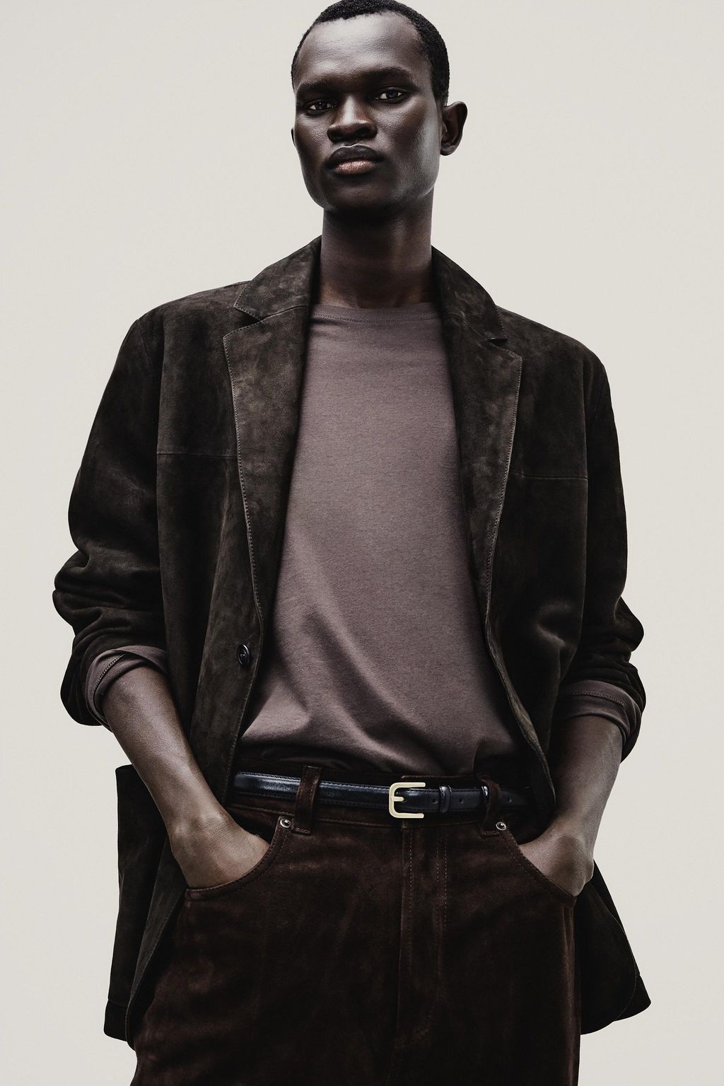 ORIGINS SUEDE LEATHER BLAZER - Zara фото 17