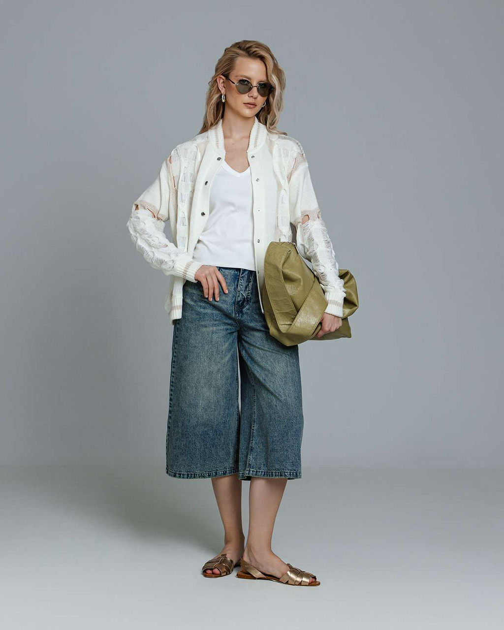 Кардиган вязаный с ажурным узором на кнопках KAR001 - Sahar art lab фото 12