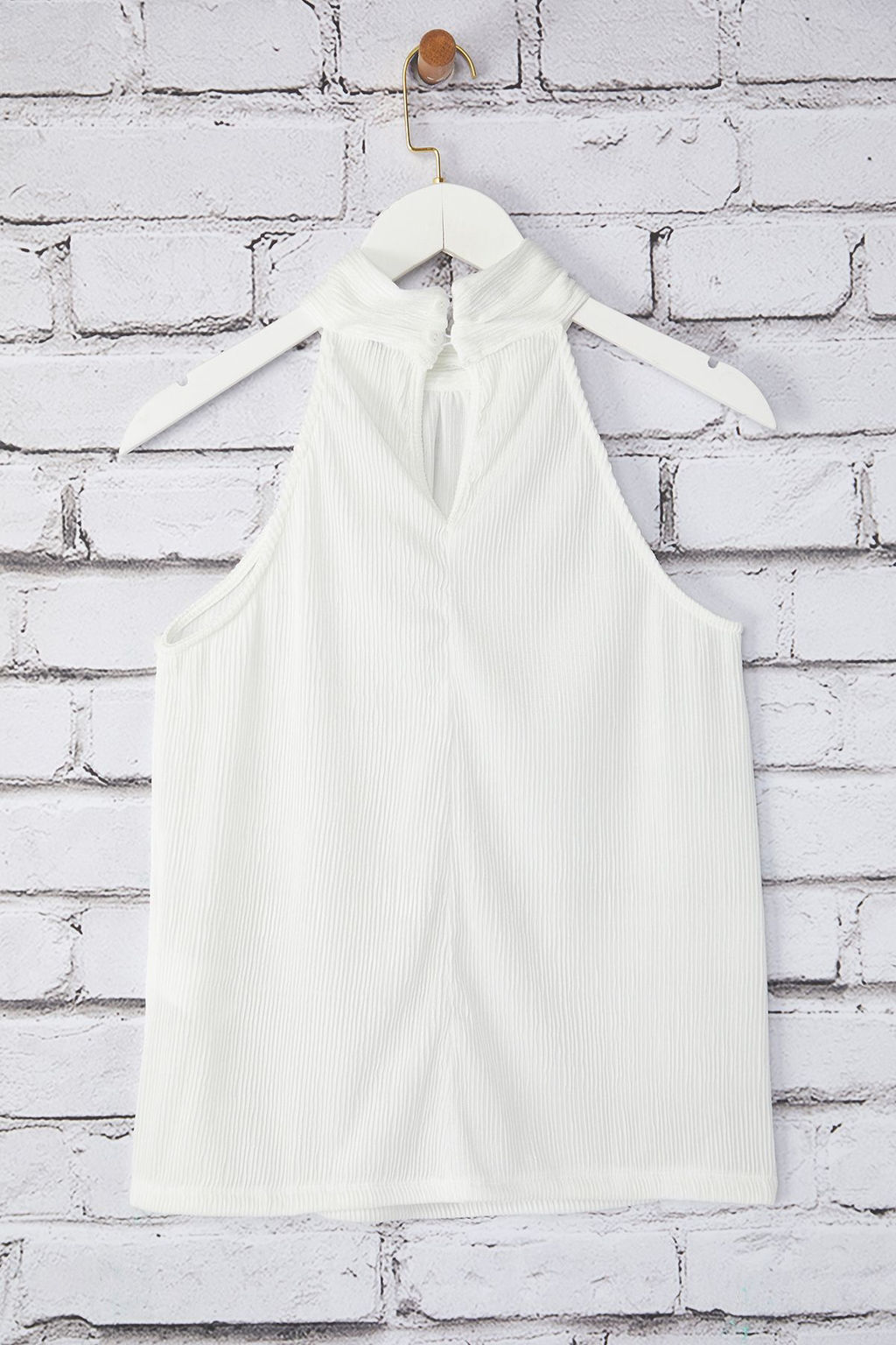 Trendyolmilla Mint Regular/Normal Kal?p Dik Yaka Fit Pilise Esnek Orme Bluz TWOSS23BZ00952 фото 6