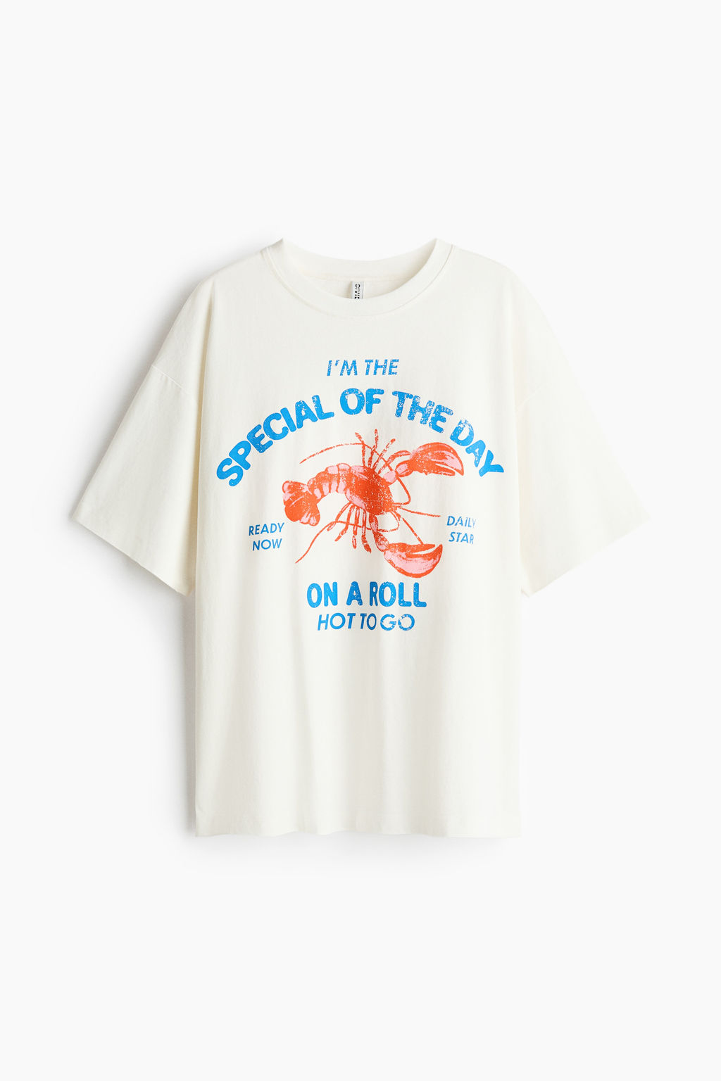 Camiseta oversize con motivo estampado - H&m фото 2