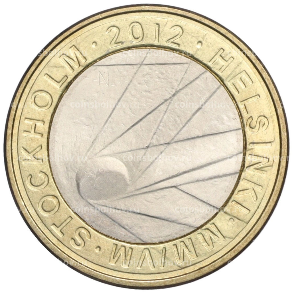 5 евро 2012 года Финляндия Чемпионат мира по хоккею с шайбой 2012