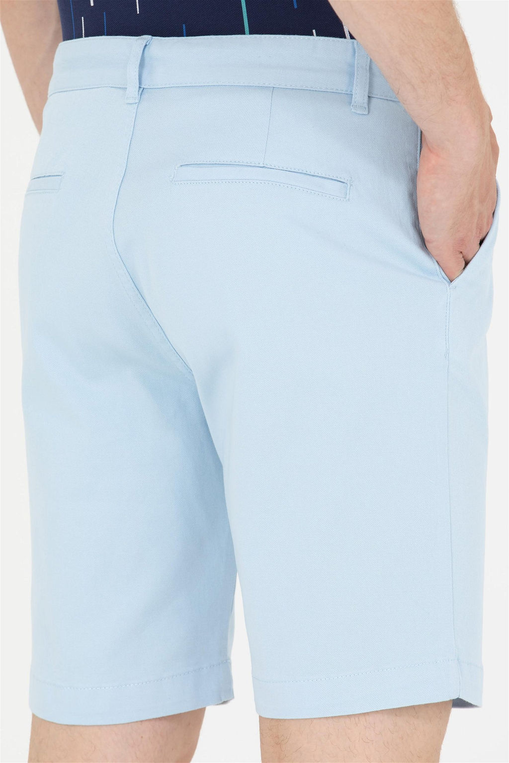 U. S. Polo Assn Мужские голубые тканые шорты - U.s. polo assn фото 14