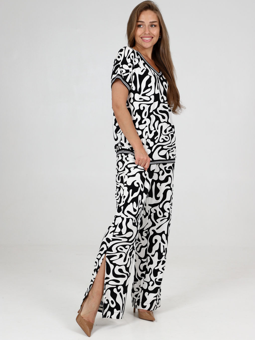 Костюм "Капля" с подвязами (М-953)