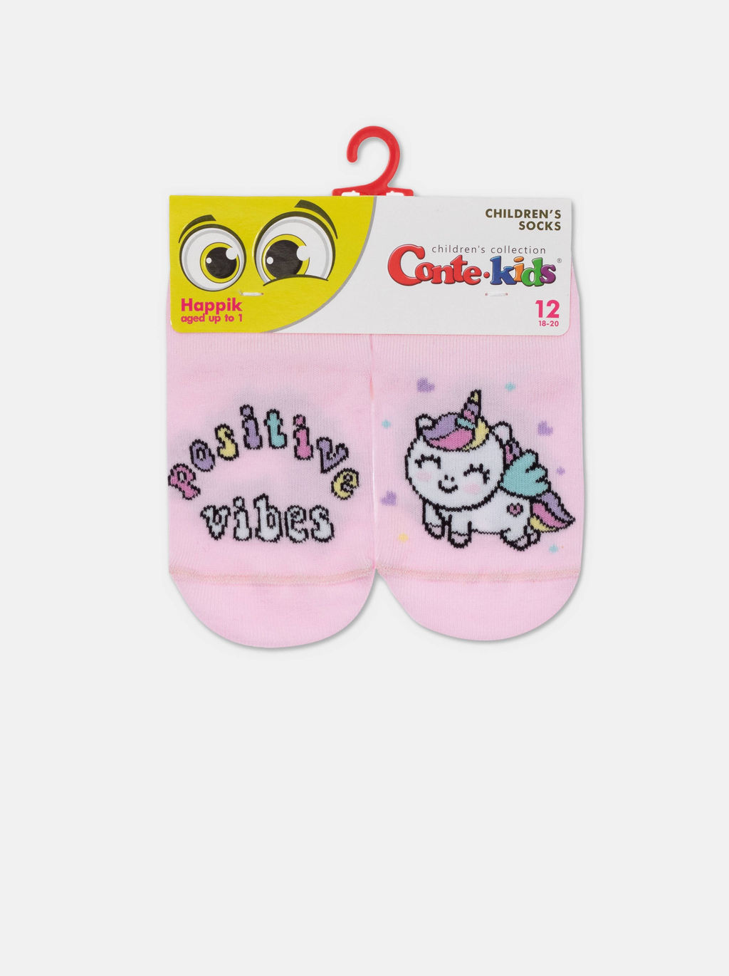 Цена за 2 пары CONTE-KIDS ВЕСЕЛЫЕ НОЖКИ светло-розовый