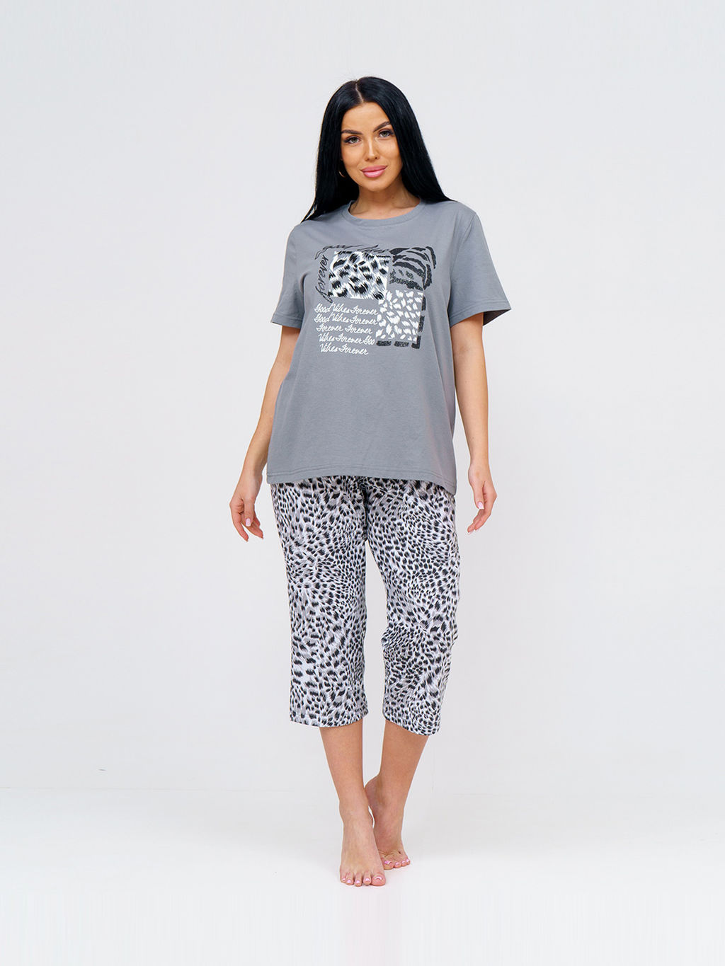 Костюм женский, цвет серый