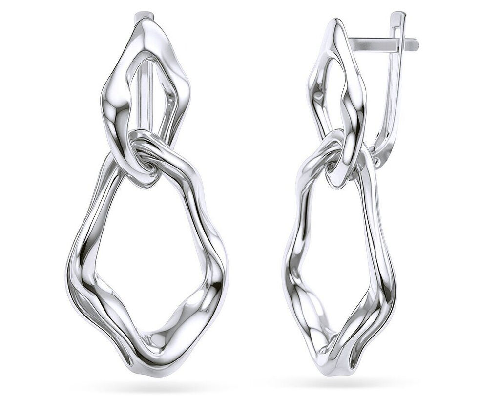 Серьги, без вставки, ЗК0202220