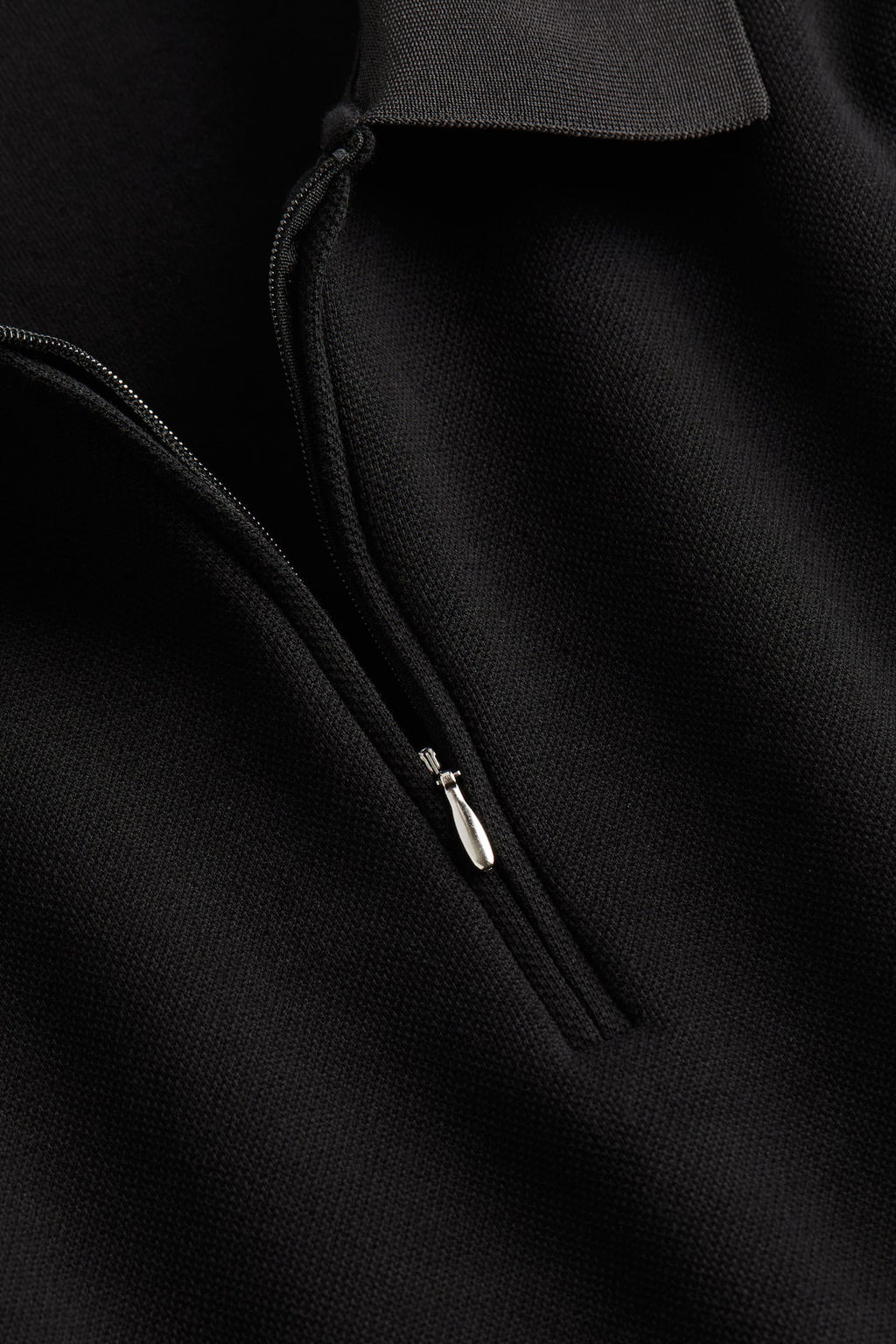 Polo efecto neopreno con media cremallera Slim Fit - H&m фото 6