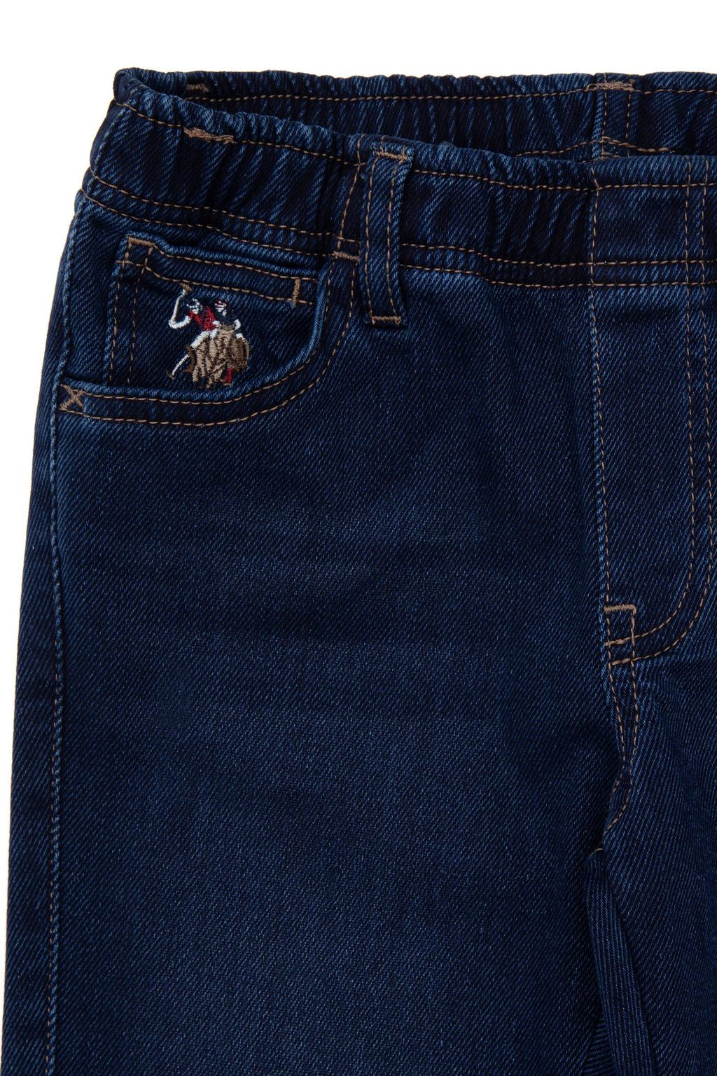 Джинсовые брюки цвета индиго для мальчика Неожиданная скидка в корзине - U.s. polo assn фото 4