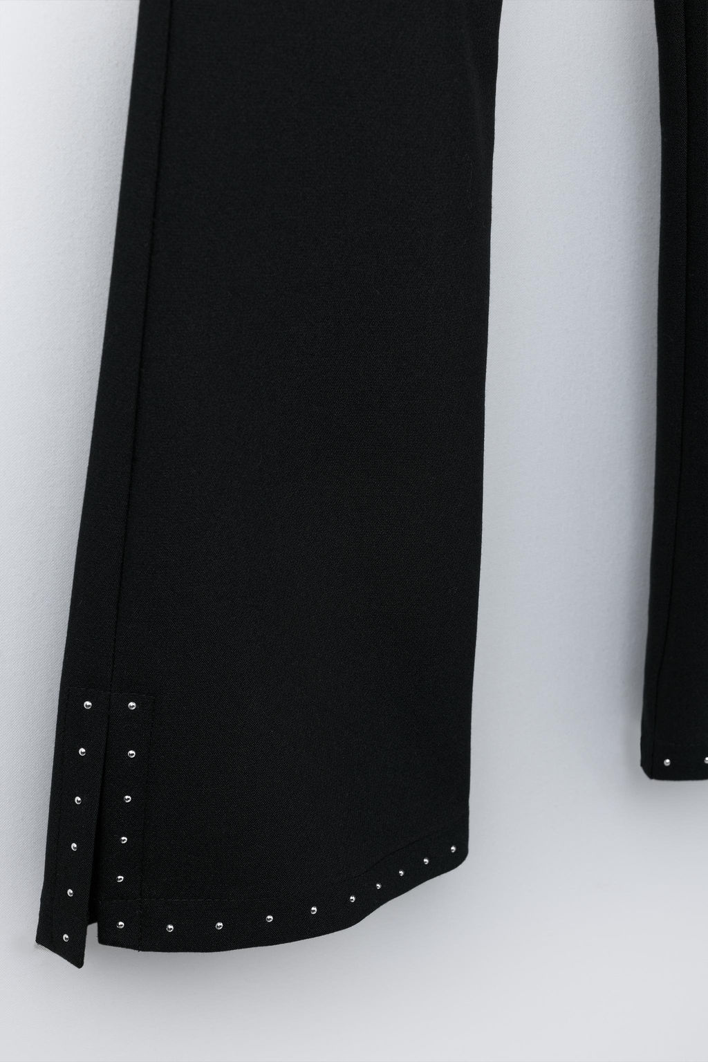 STUDDED FLARE TROUSERS - Zara фото 4