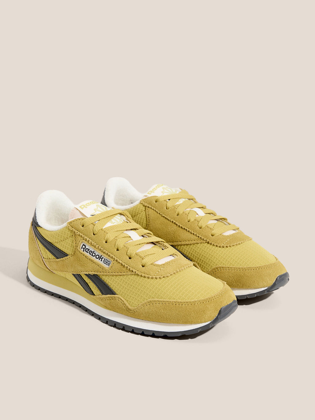 Женские кроссовки REEBOK CLASSIC AZ Артикул 4494441, зеленовато-желтый