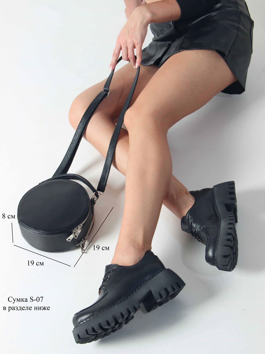 Туфли полуботинки EDART 202.14728 bl. Черный фото 8