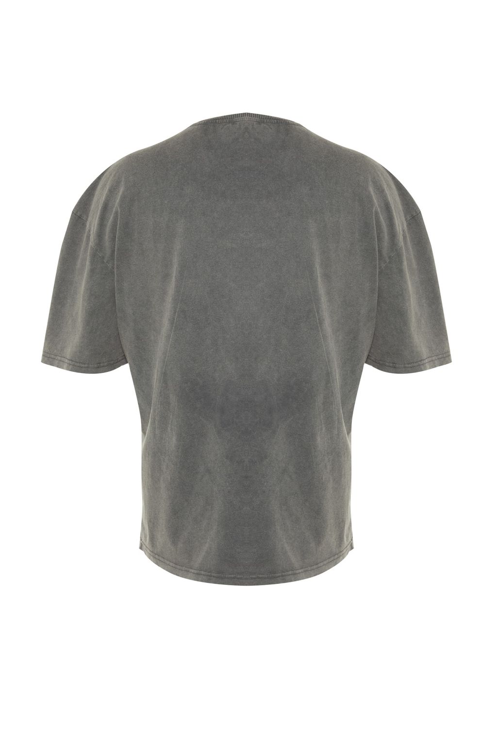 TRENDYOL MAN Antrasit Oversize/Genis Kesim Soluk Efekt Yaz? Bask?l? %100 Pamuklu T-Shirt TMNSS22TS0237 - Trendyolmilla фото 8