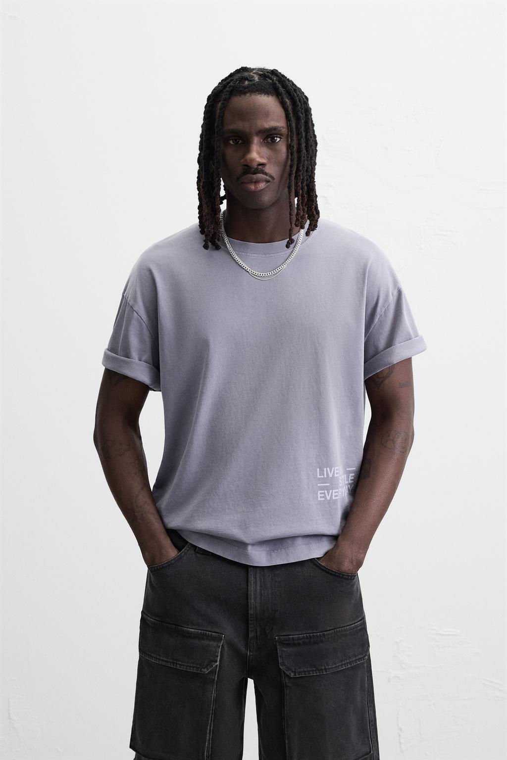 COMBINED PRINT T-SHIRT - Zara фото 2