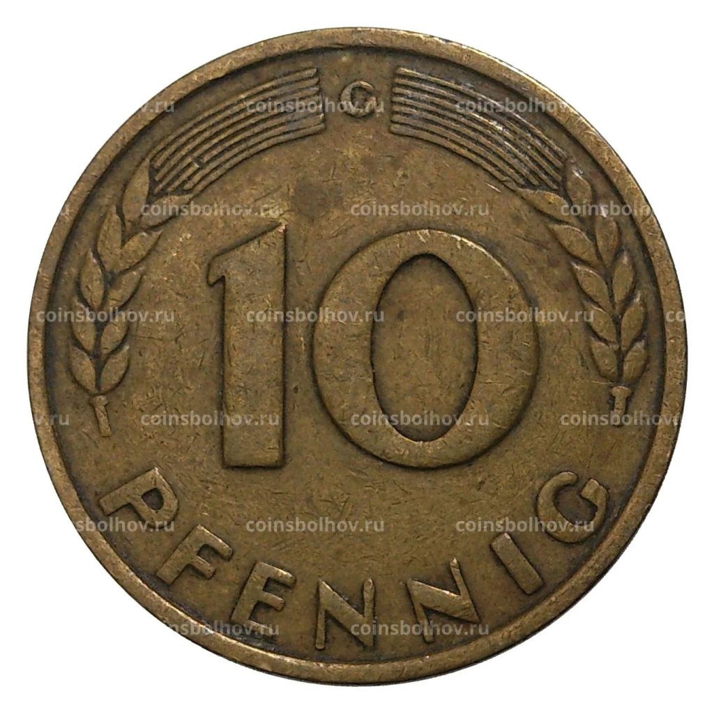10 пфеннигов 1949 года G Германия