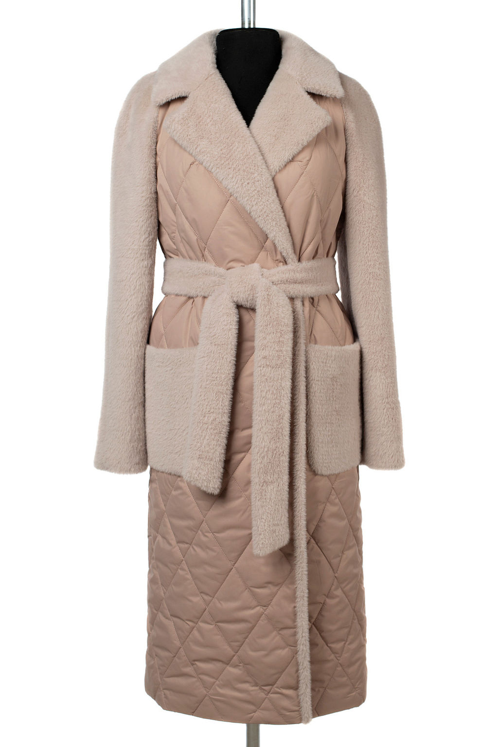 Пальто женское демисезонное (пояс) Утеплитель: Синтепон - El podio фото 7