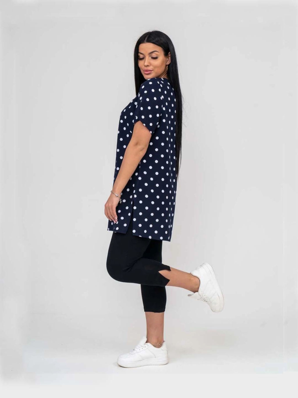 Костюм женский, цвет черный синий