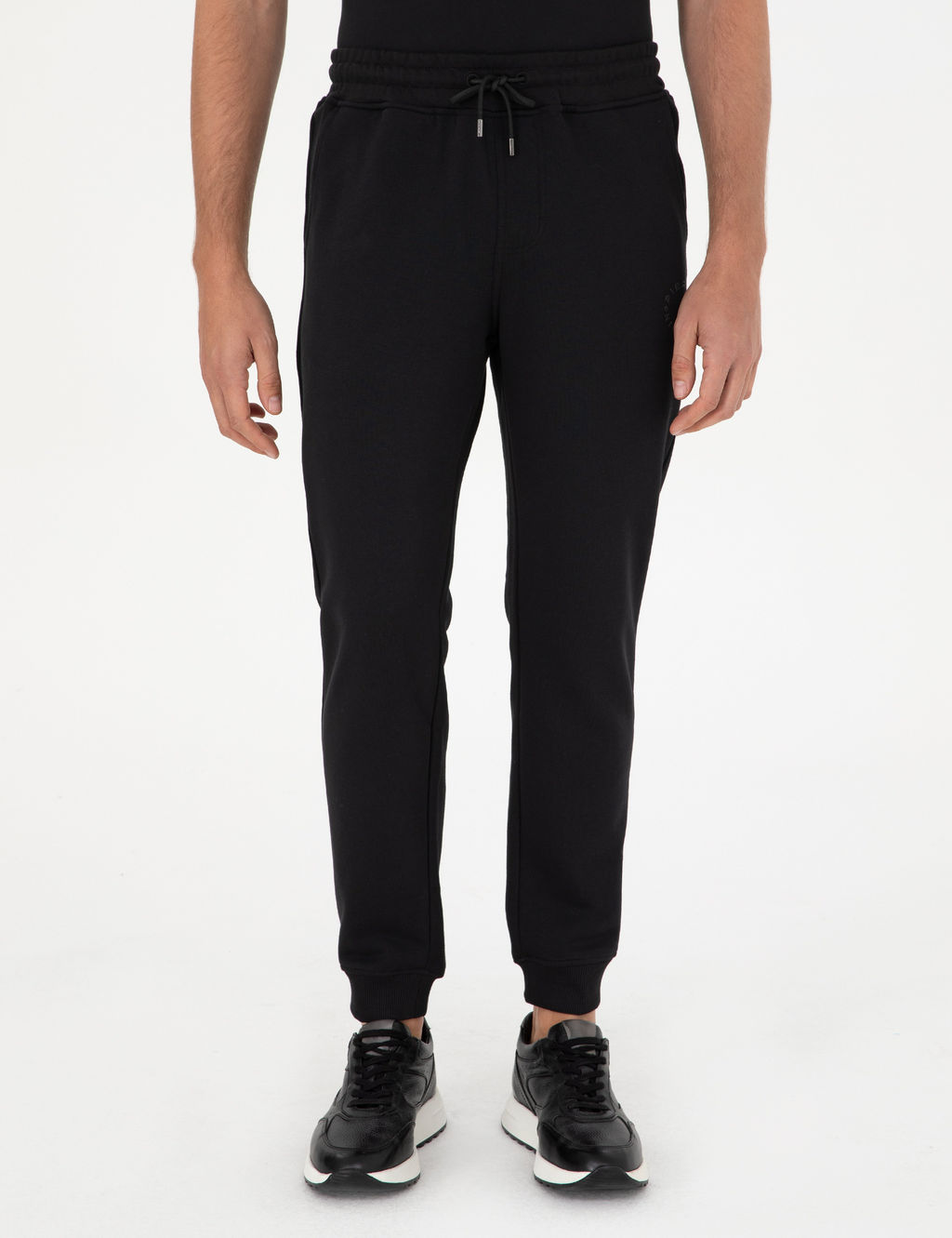 Siyah Slim Fit 3 _plik Pa_as_ Lastikli E_ofman Alt_