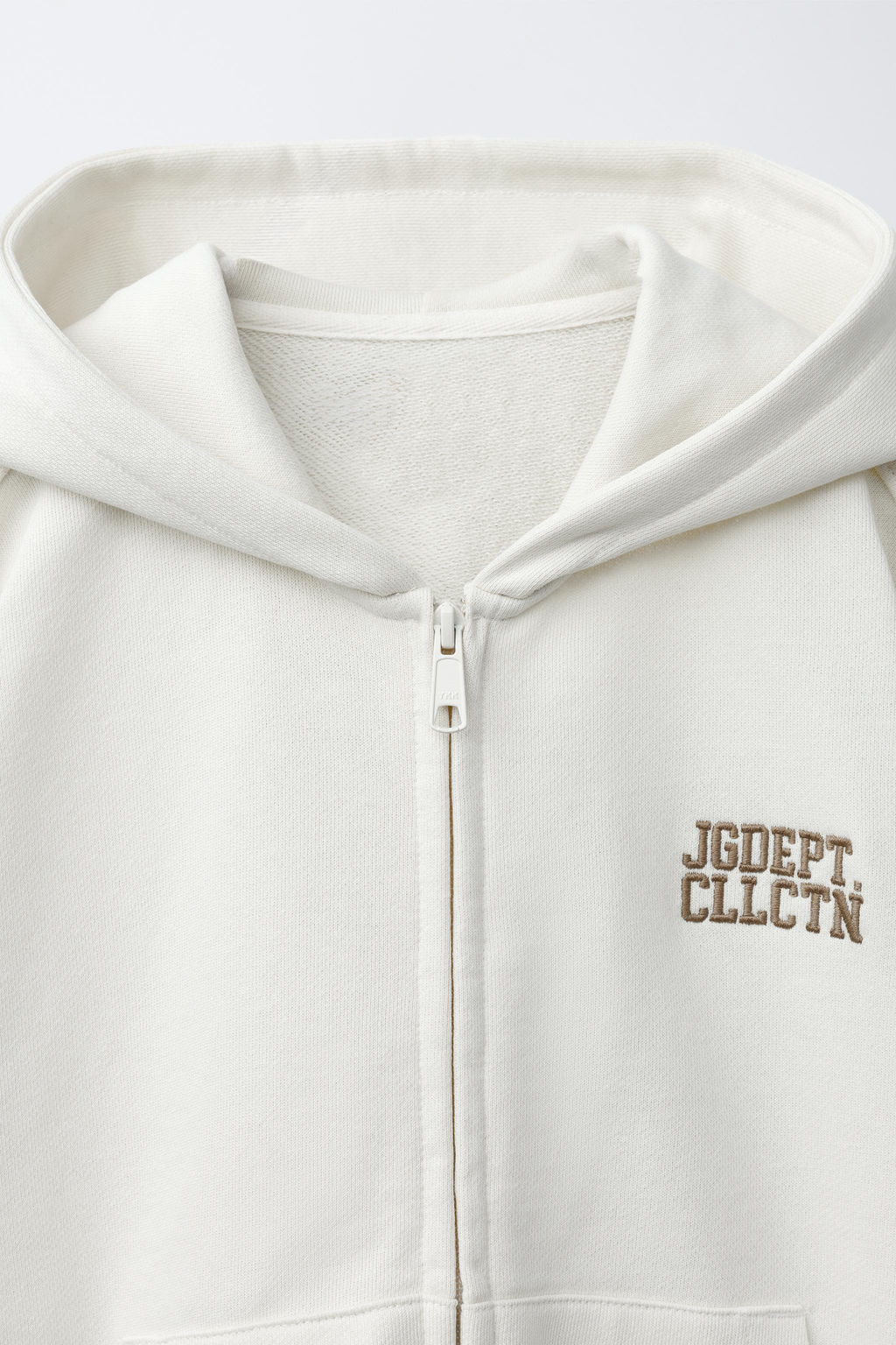 SUDADERA CREMALLERA JOGGING / Crudo - Zara фото 3