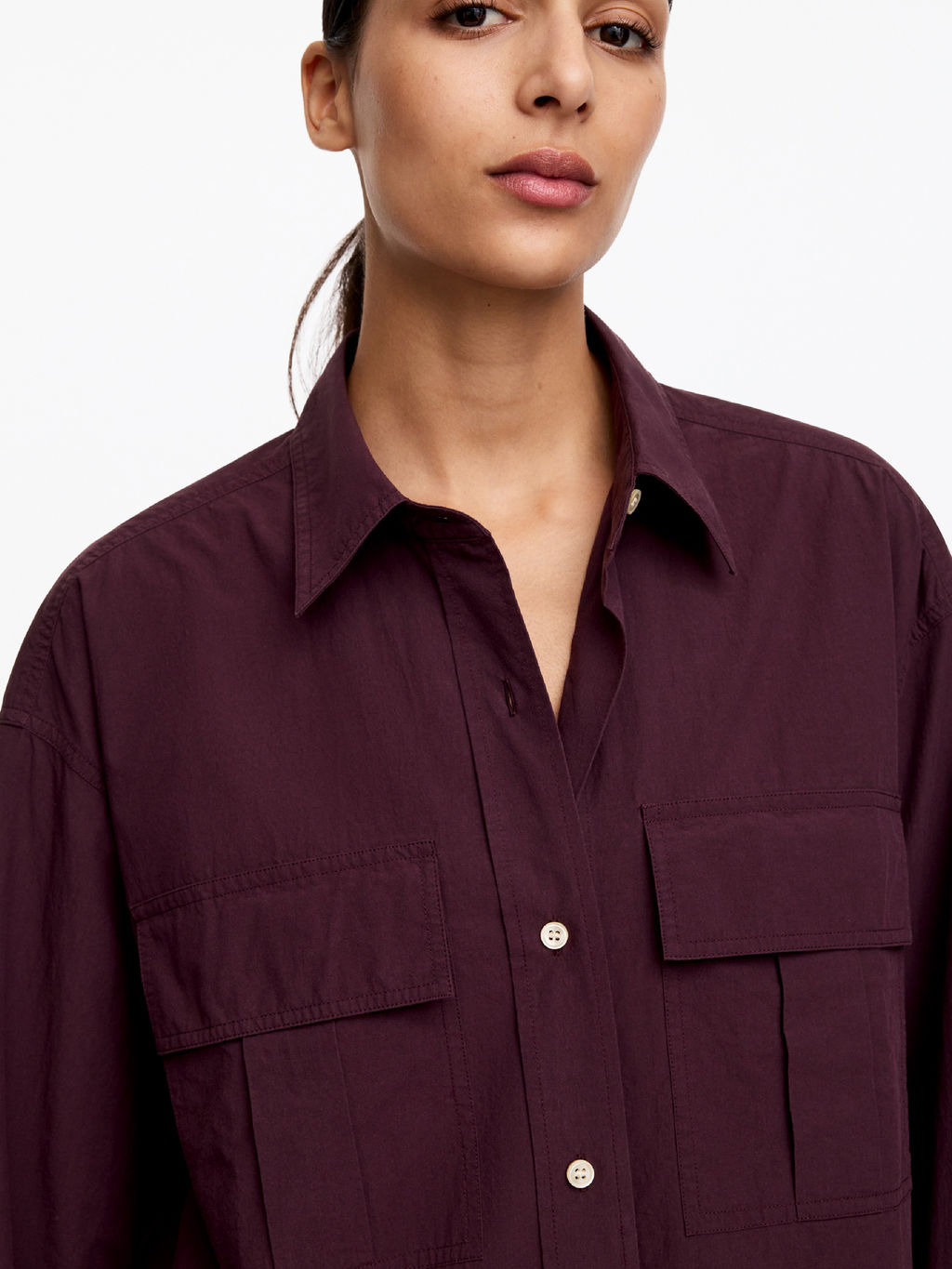 Vestido camisero de algod?n