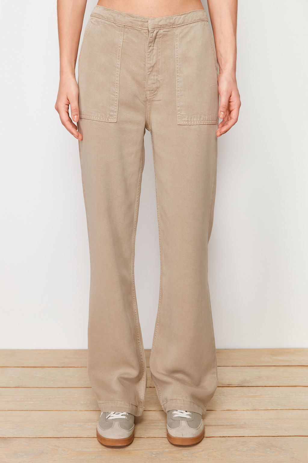 Vizon More Sustainable %100 Tencel Yuksek Bel Wide Leg Jeans TWOSS24JE00204 - Trendyolmilla фото 4