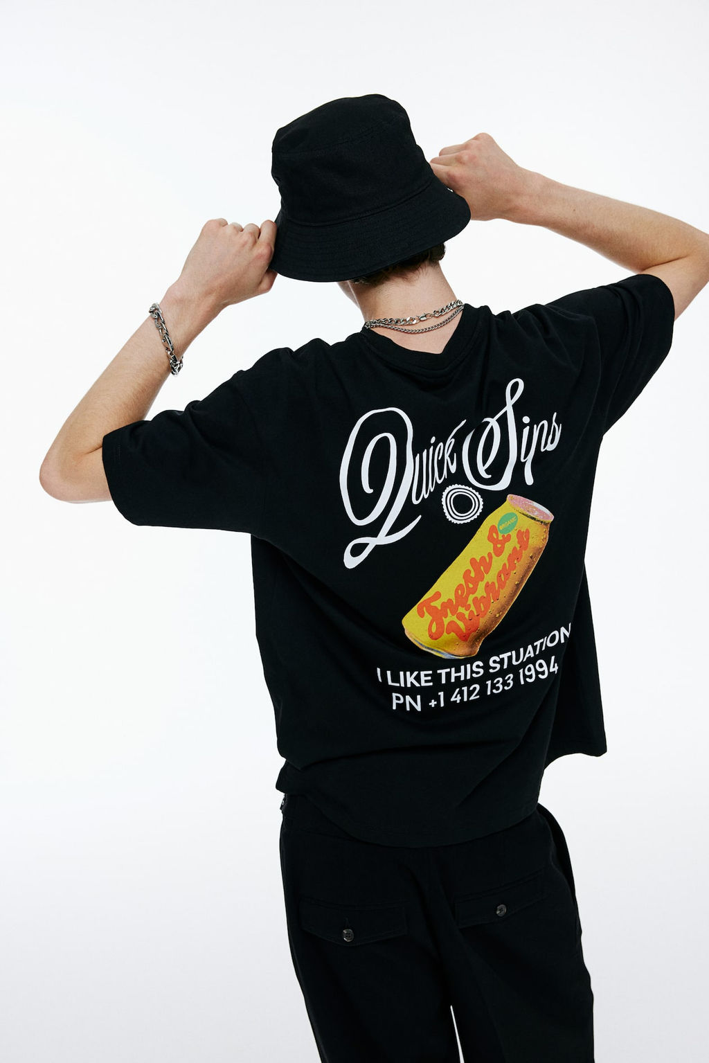 Camiseta con motivo estampado Loose Fit - H&m фото 4