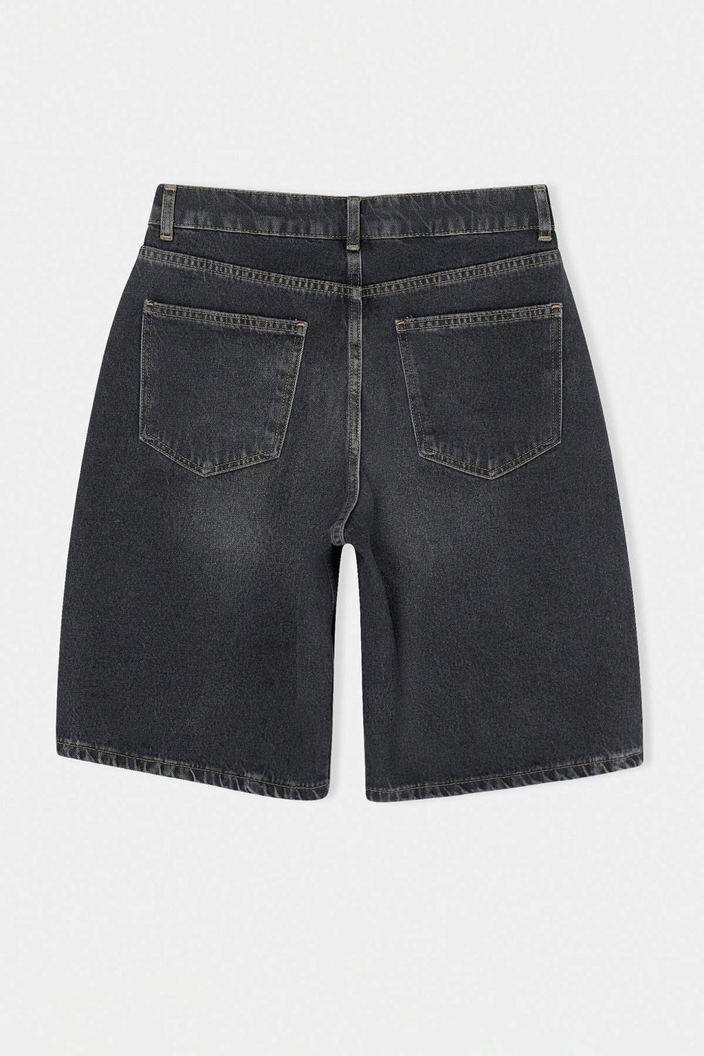 Mavi Yuksek Bel Denim Bermuda TWOSS26SR00106 - Trendyolmilla фото 4