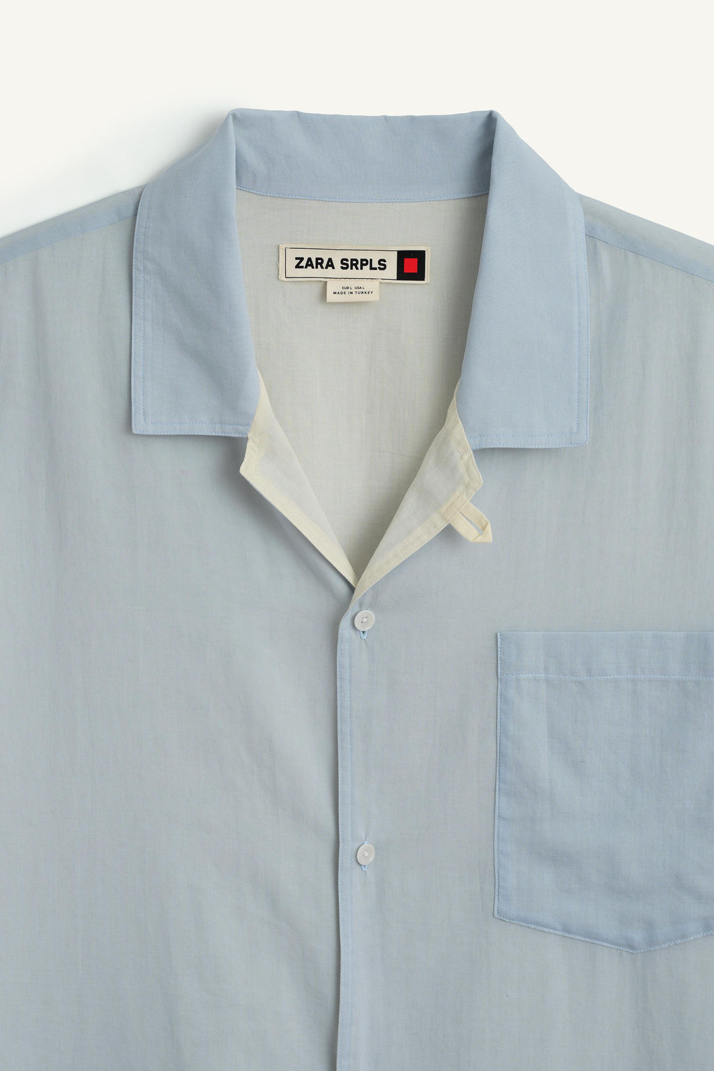 DBL LYR SHRT / Azul claro - Zara фото 7
