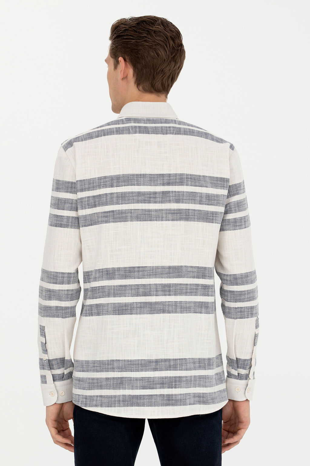 Мужская рубашка с длинным рукавом Stone - U.s. polo assn фото 26