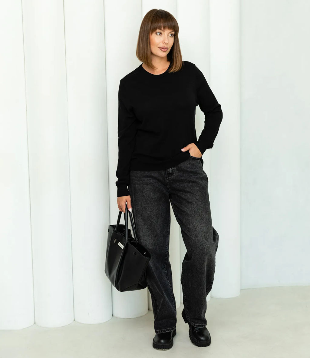 Джемпер #ОКТ125002, чёрный