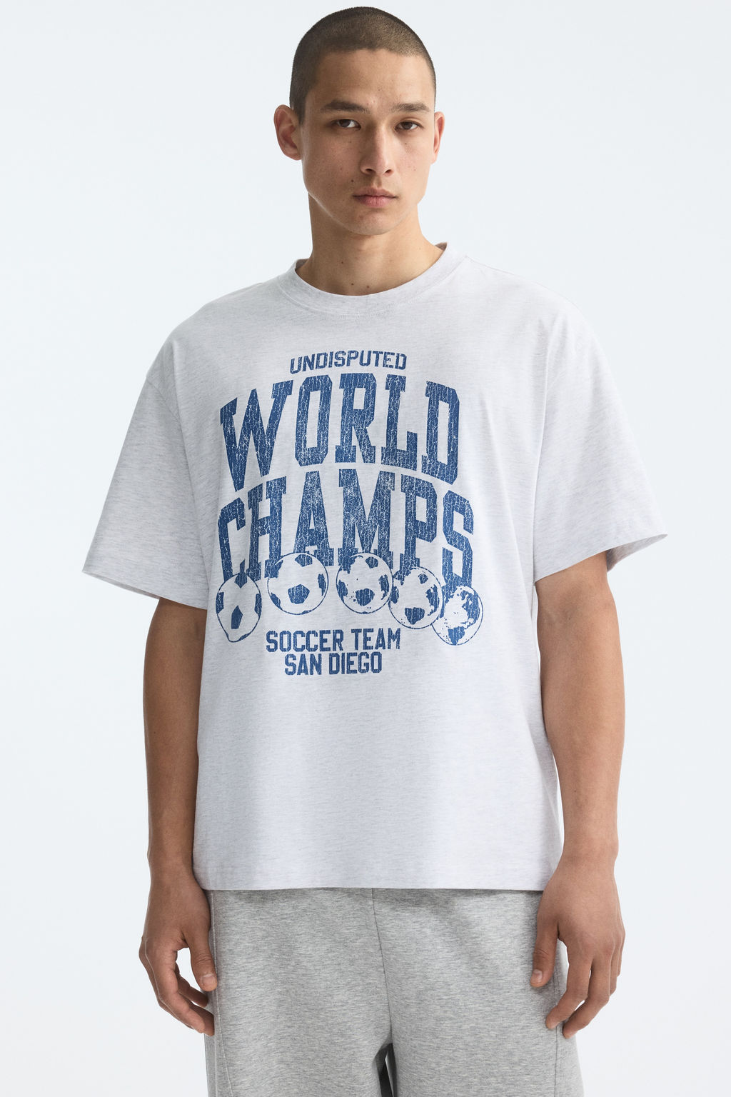 Camiseta con motivo estampado Loose Fit - H&m фото 24