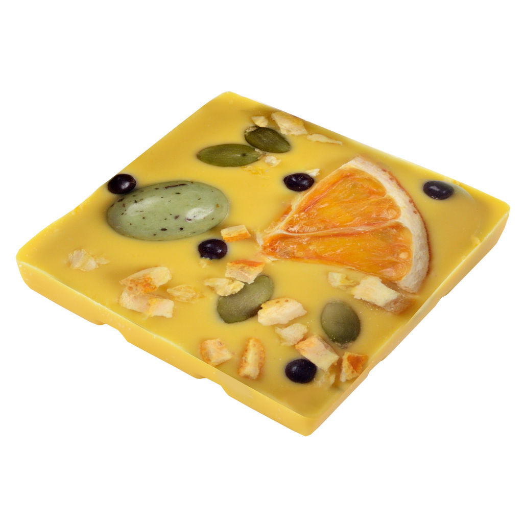 Шоколад белый с украшением Лимон и меренги 35 гр - Chokodelika фото 3