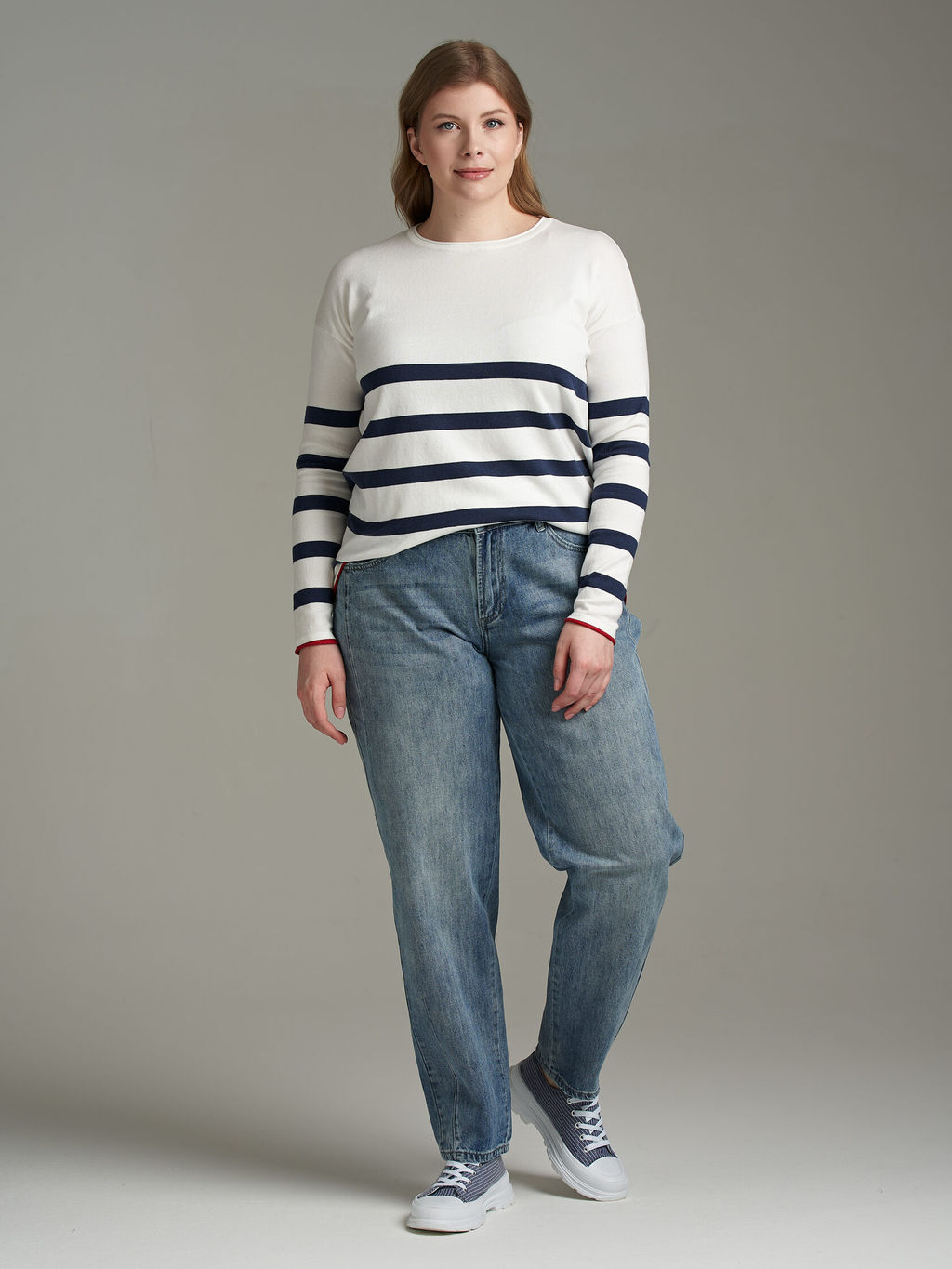 ДЖЕМПЕР OVERSIZE ИЗ НАТУРАЛЬНОЙ ПРЯЖИ