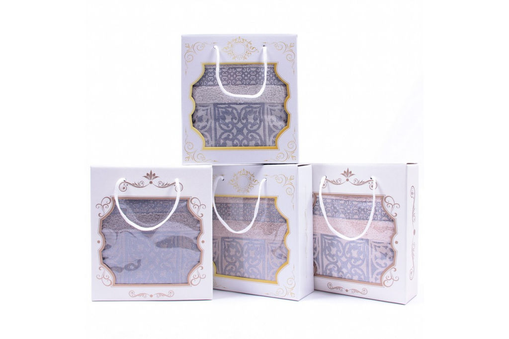 Набор полотенце махровое 965 в коробке Л