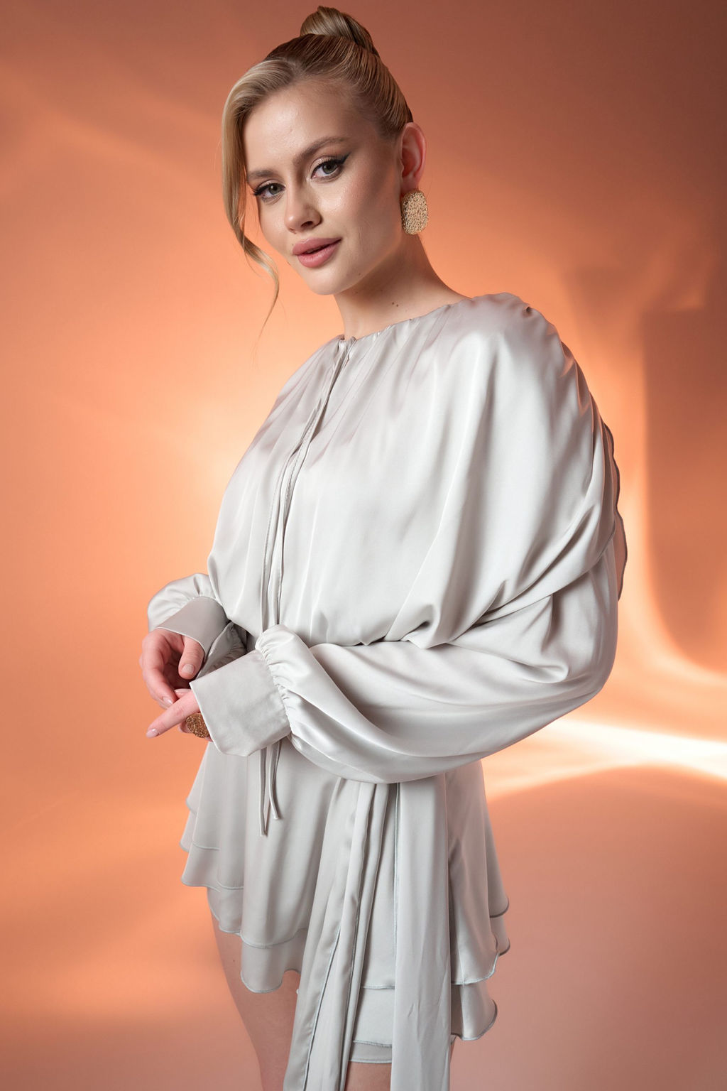 Платье Муза (жемчужный) - Эльза фото 30