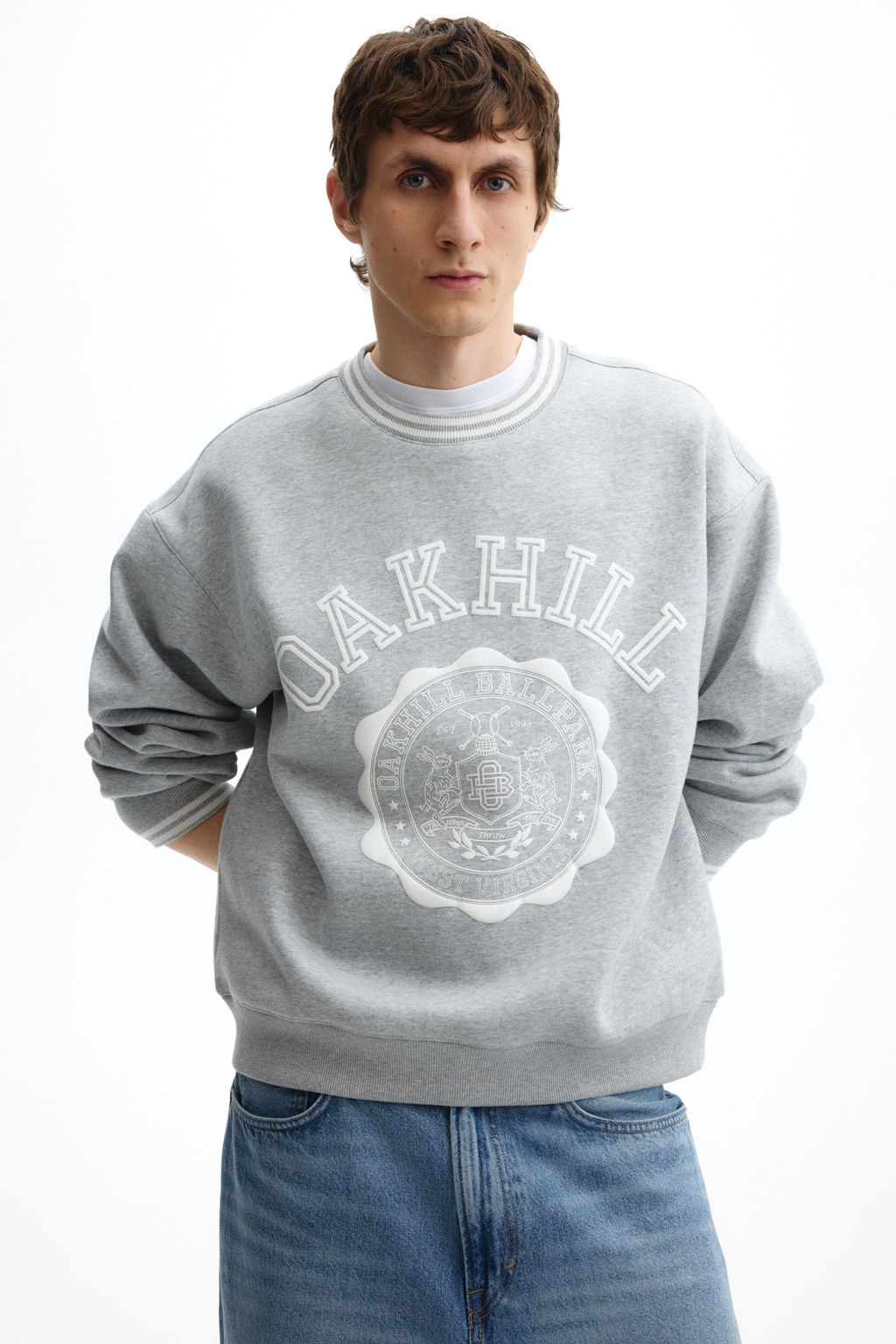 Loose Fit Printed sweatshirt - H&m фото 3