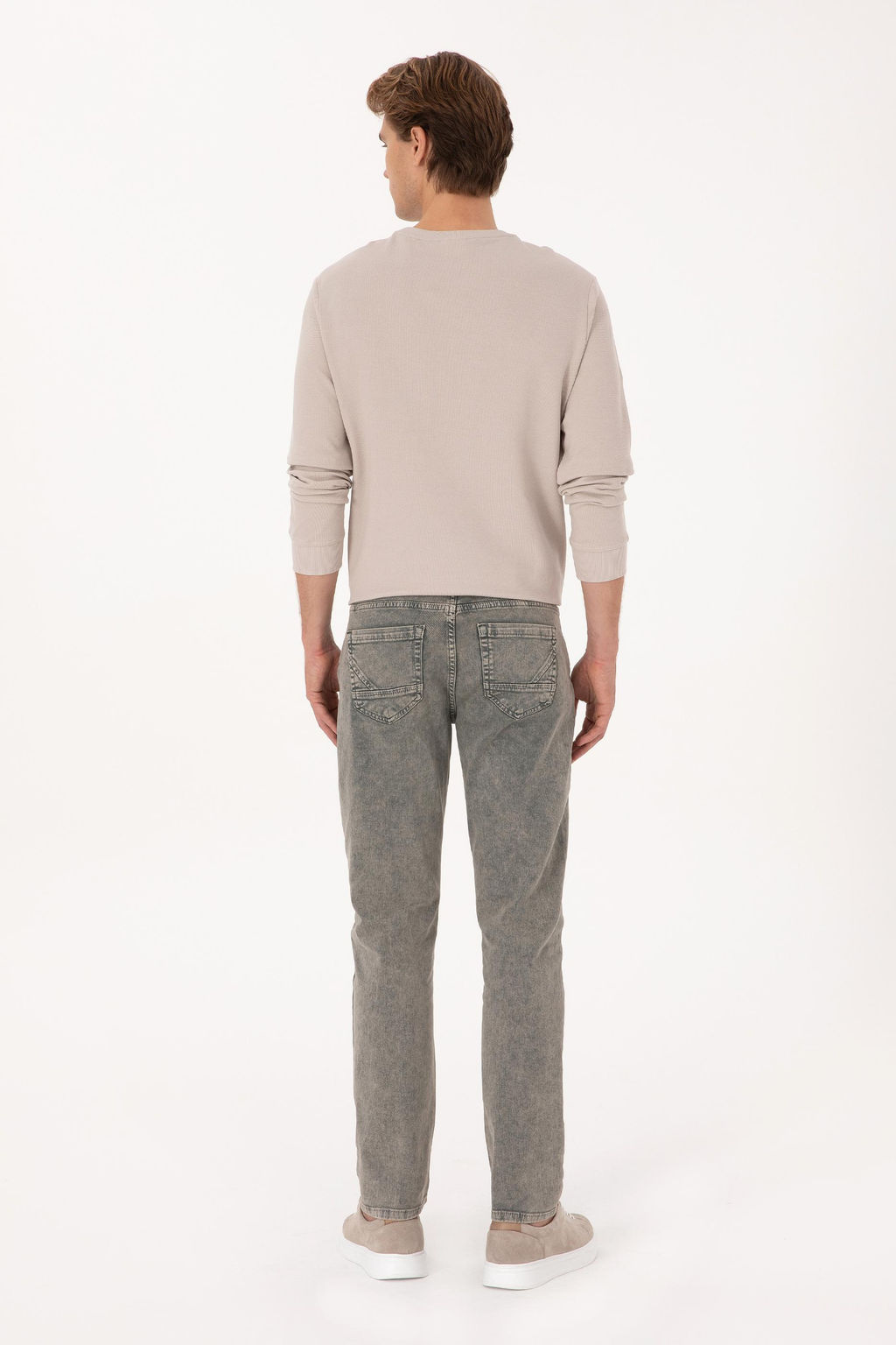 Erkek Gri Kanvas Pantolon - U.s. polo assn фото 4