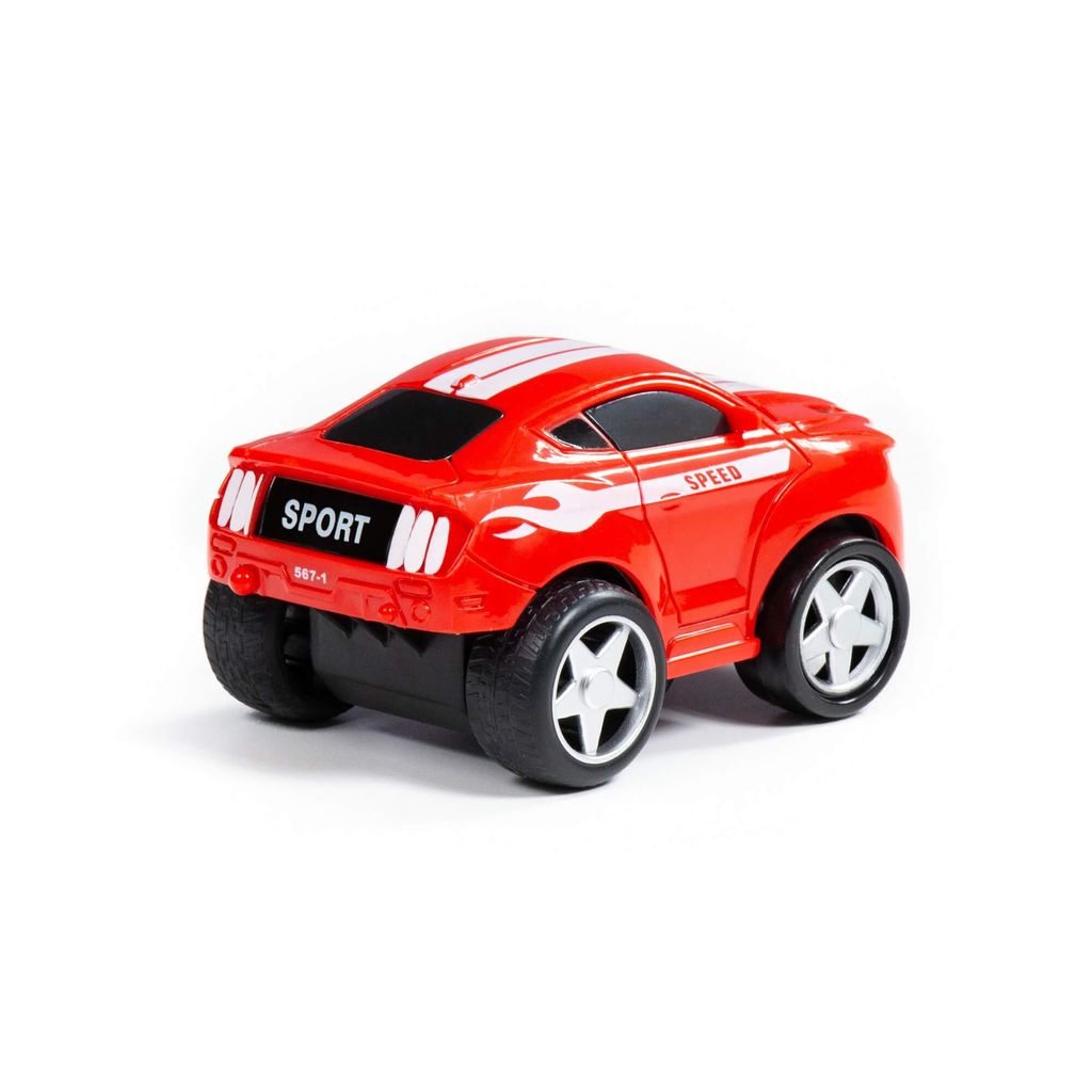 Крутой Вираж, автомобиль гоночный №1 инерционный (в коробке) - Полесье фото 4