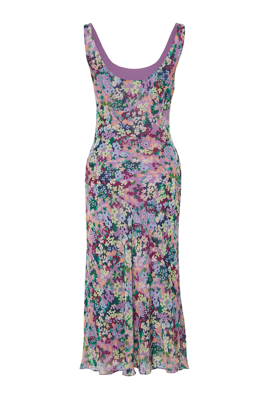 Cok Renkli Cicekli Sifon Astarl? Midi Dokuma Elbise TWOSS24EL00496 - Trendyolmilla фото 10