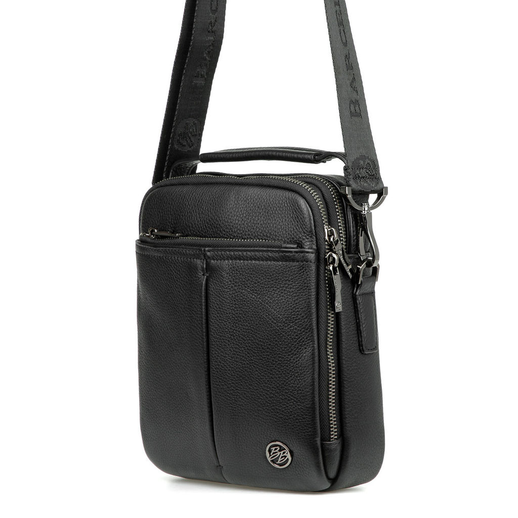 Мужская кожаная сумка - Barcelo biagi фото 2