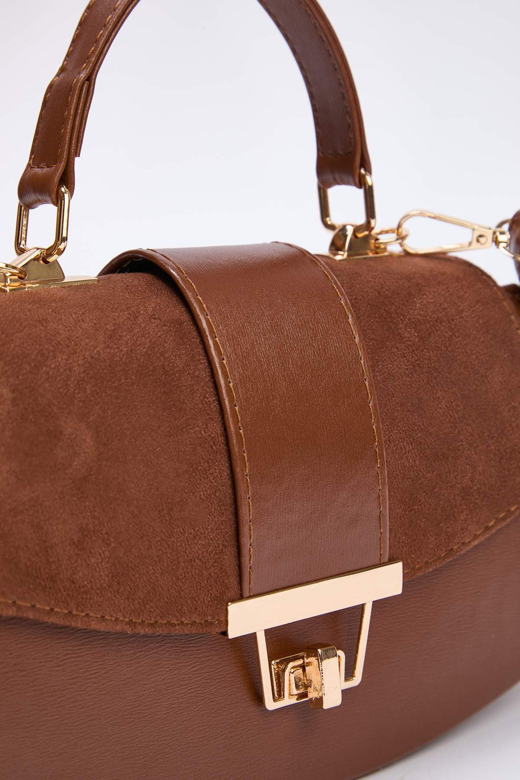 Taba Aksesuar Kapamal? Suet Kad?n Mini Boy Omuz Canta TAKAW26OC00075