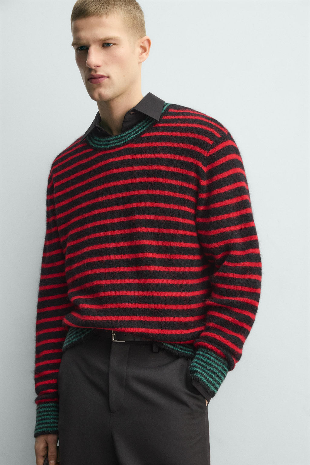 STRIPED JACQUARD JUMPER - Zara фото 5