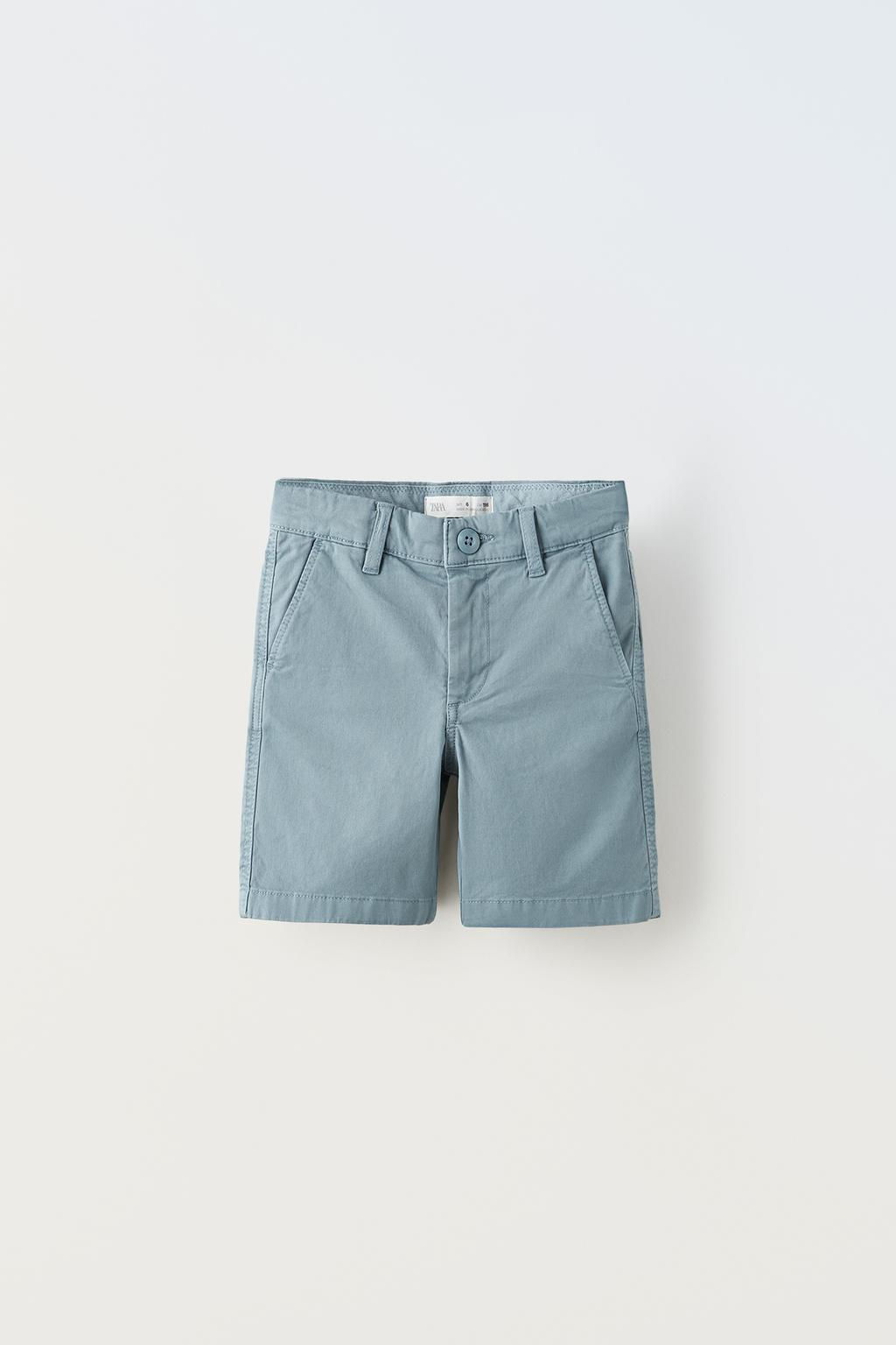 DUZ RENKLI CHINO BERMUDA - Zara фото 4