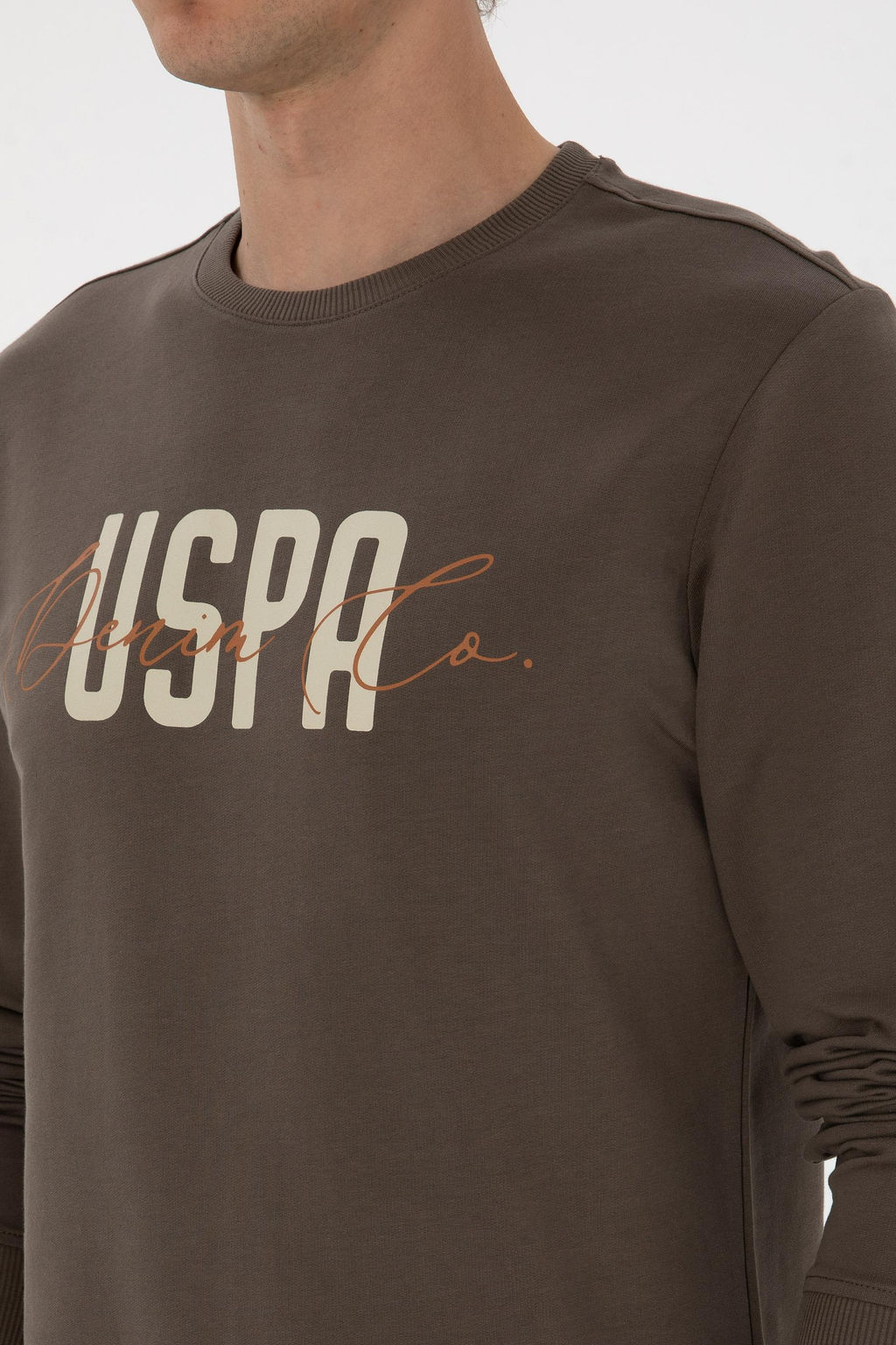 Erkek Vizon Sweatshirt Sepette S_rpriz _ndirim - U.s. polo assn фото 14