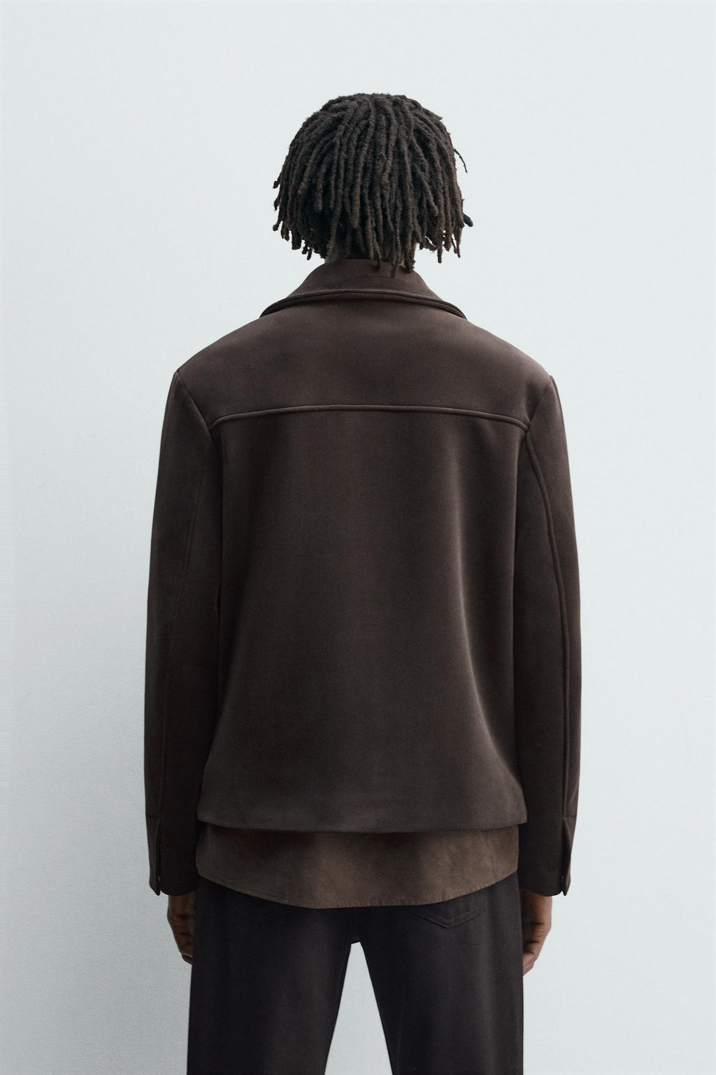 REGULAR FIT VELVET JACKET - Zara фото 3