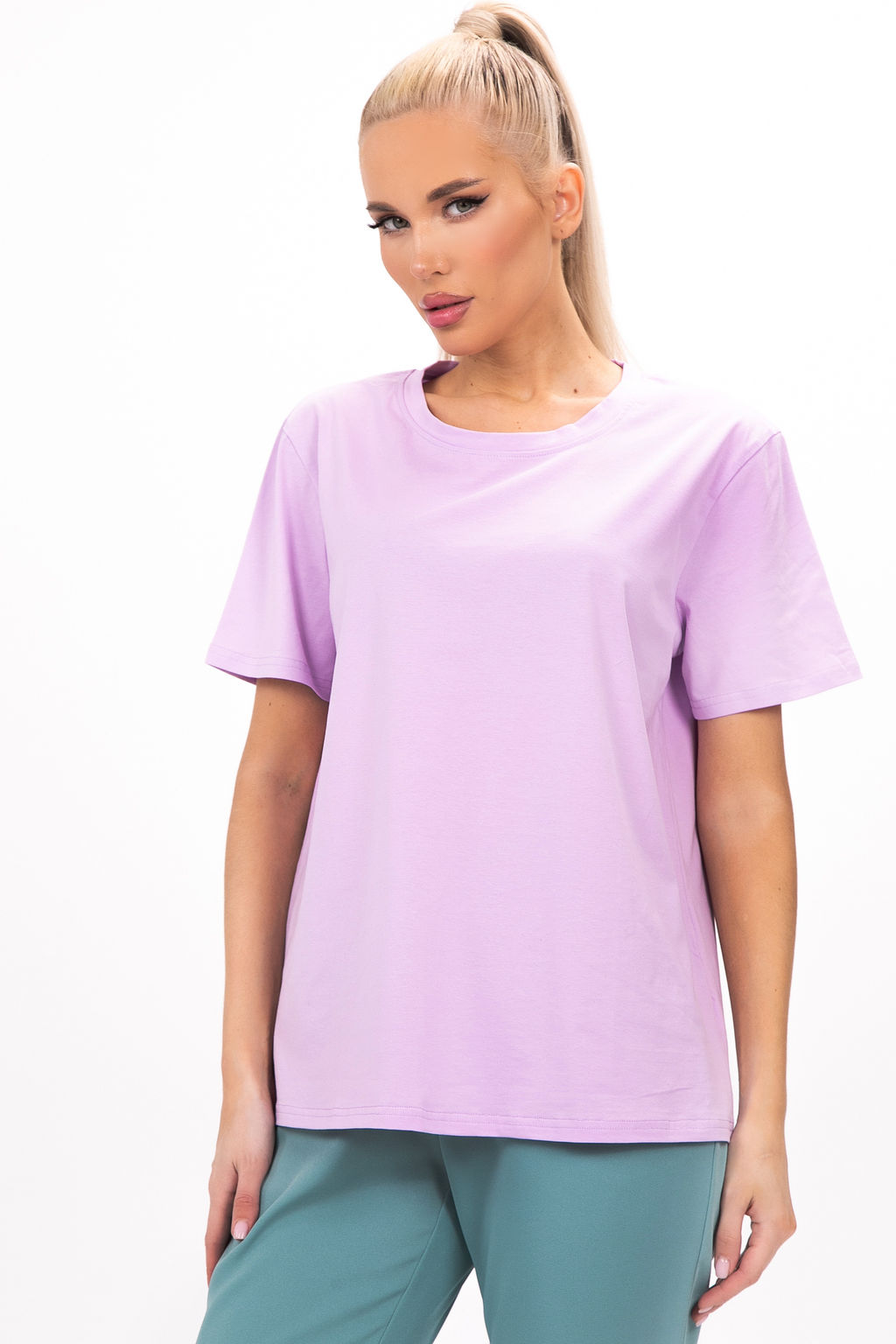 Футболка Базовая (сирень)