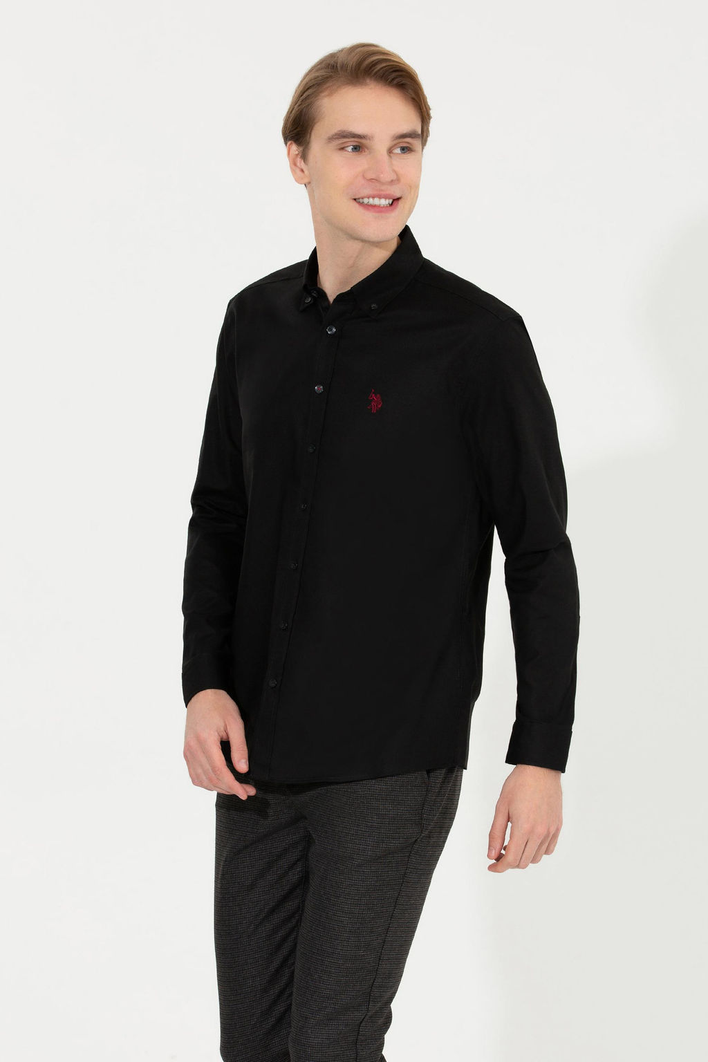 Erkek Siyah Uzun Kollu Basic G_mlek - U.s. polo assn фото 4