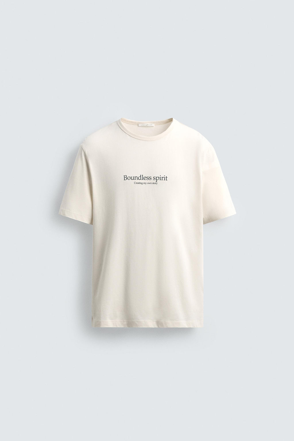 PRINTED TEXT T-SHIRT - Zara фото 7