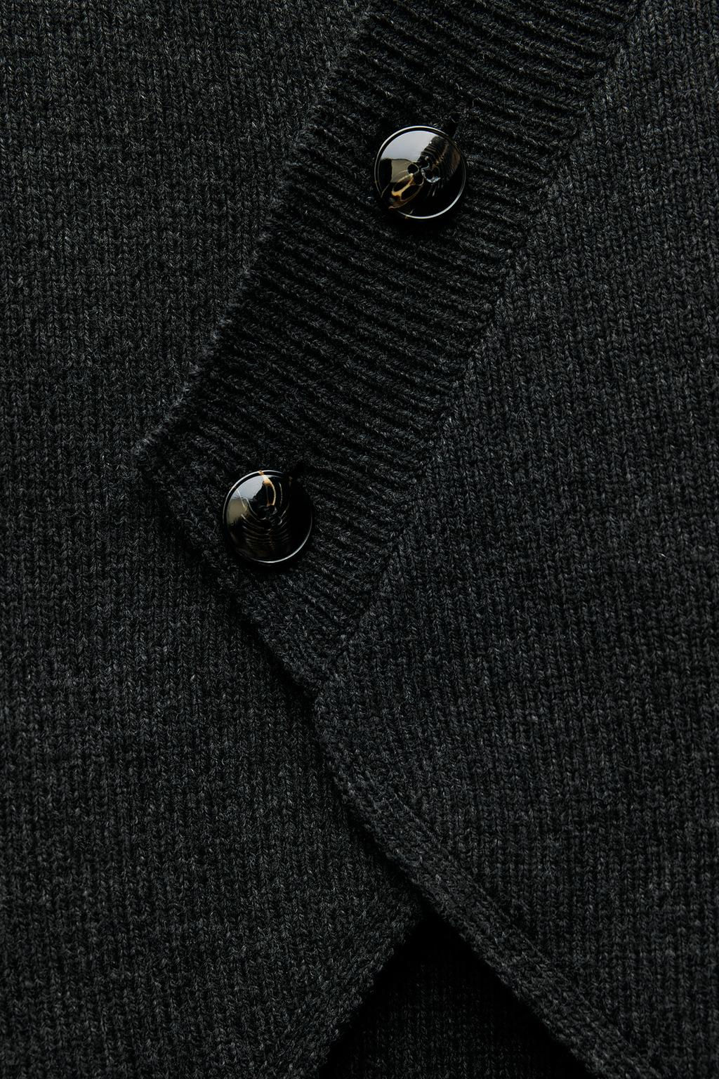 CUT-OUT WOOL JACKET - Zara фото 7