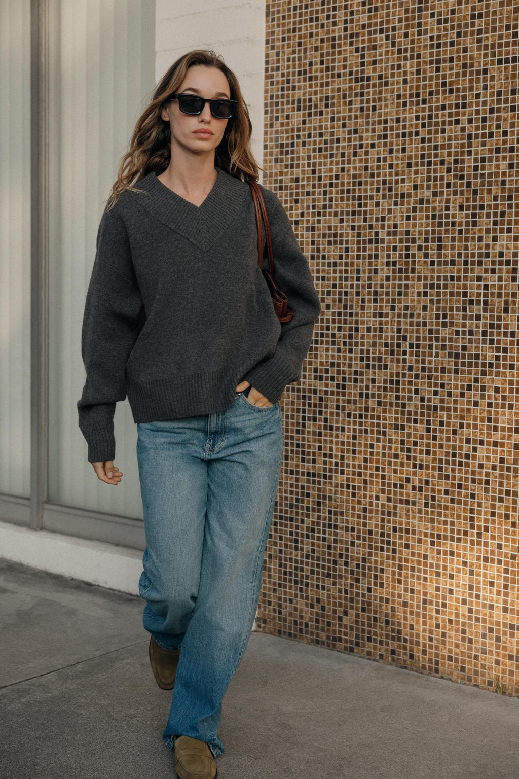 KNIT V-NECK JUMPER - Zara фото 7