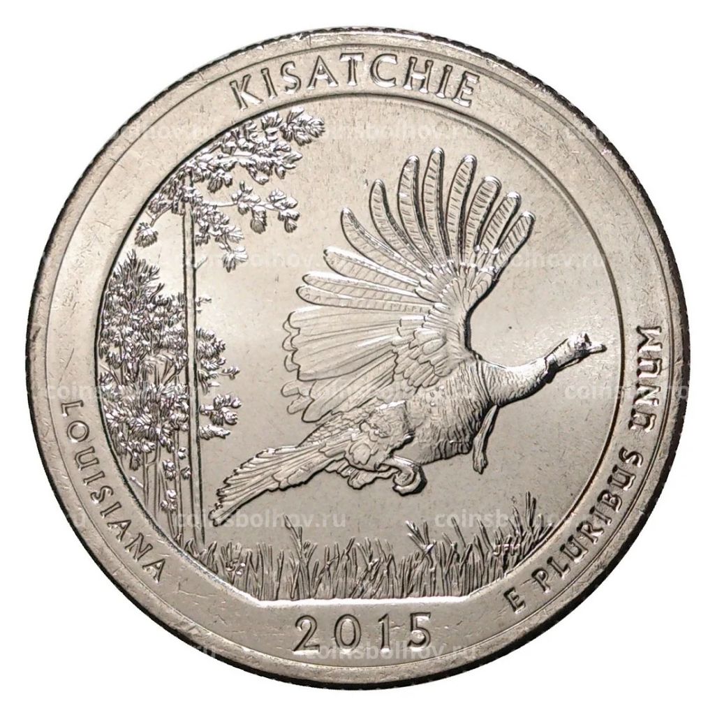 25 центов 2015 года D №27 Национальный заповедник Кисатчи